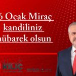 26 Ocak Miraç Kandiliniz Mübarek Olsun