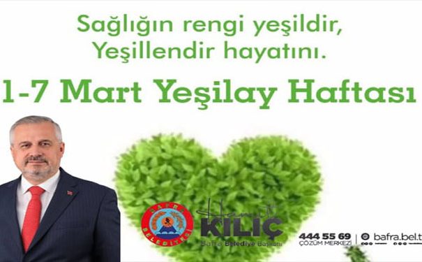 1-7 MART YEŞİLAY HAFTASI
