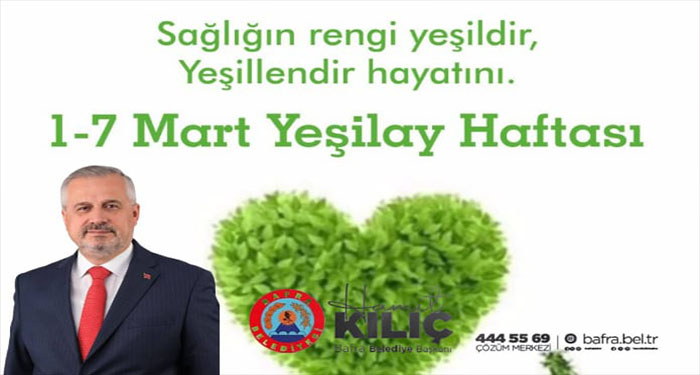 1-7 MART YEŞİLAY HAFTASI