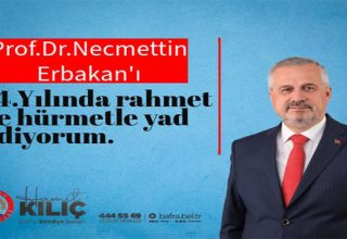 PROF. NECMETTİN ERBAKAN’I RAHMETLE YAD EDİYORUM