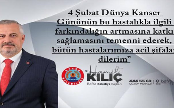 4 ŞUBAT DÜNYA KANSER GÜNÜ